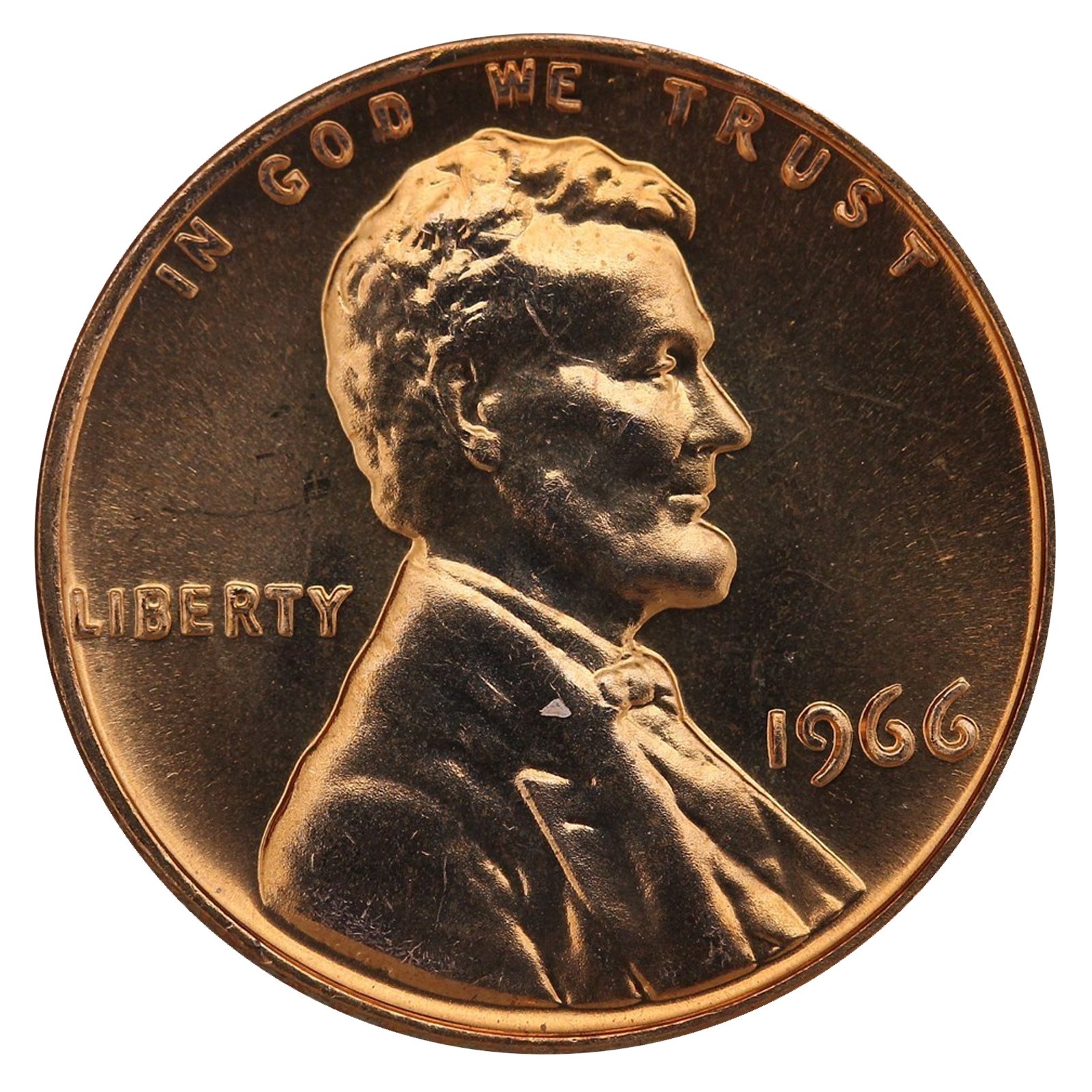 1966 No Mint Mark Gem Special Mint Set SMS Lincoln Memorial